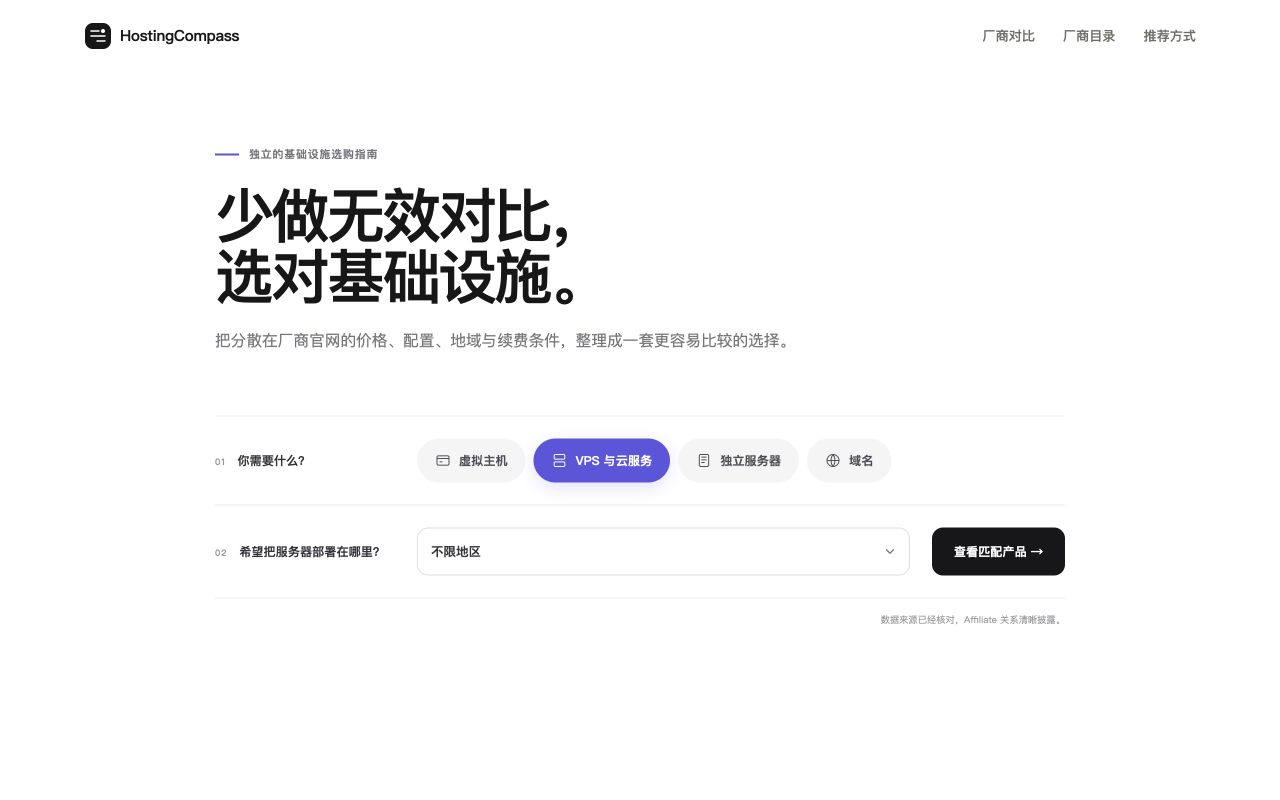在线服务项目页面截图